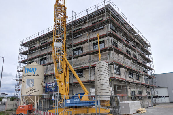 Baustelle, Neubau, BPZS, Bauteilprüfzentrum Scheller